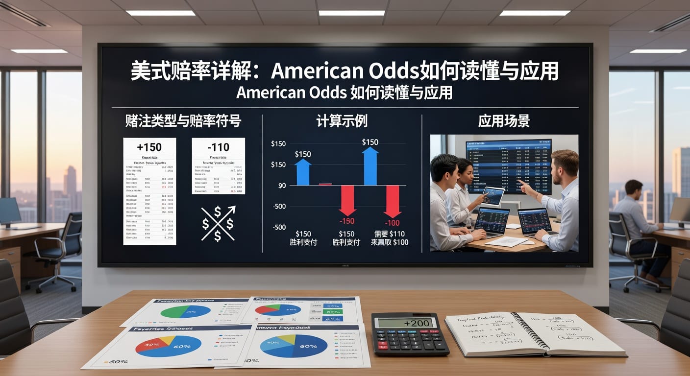 美式赔率 american odds 读法与换算实战解析