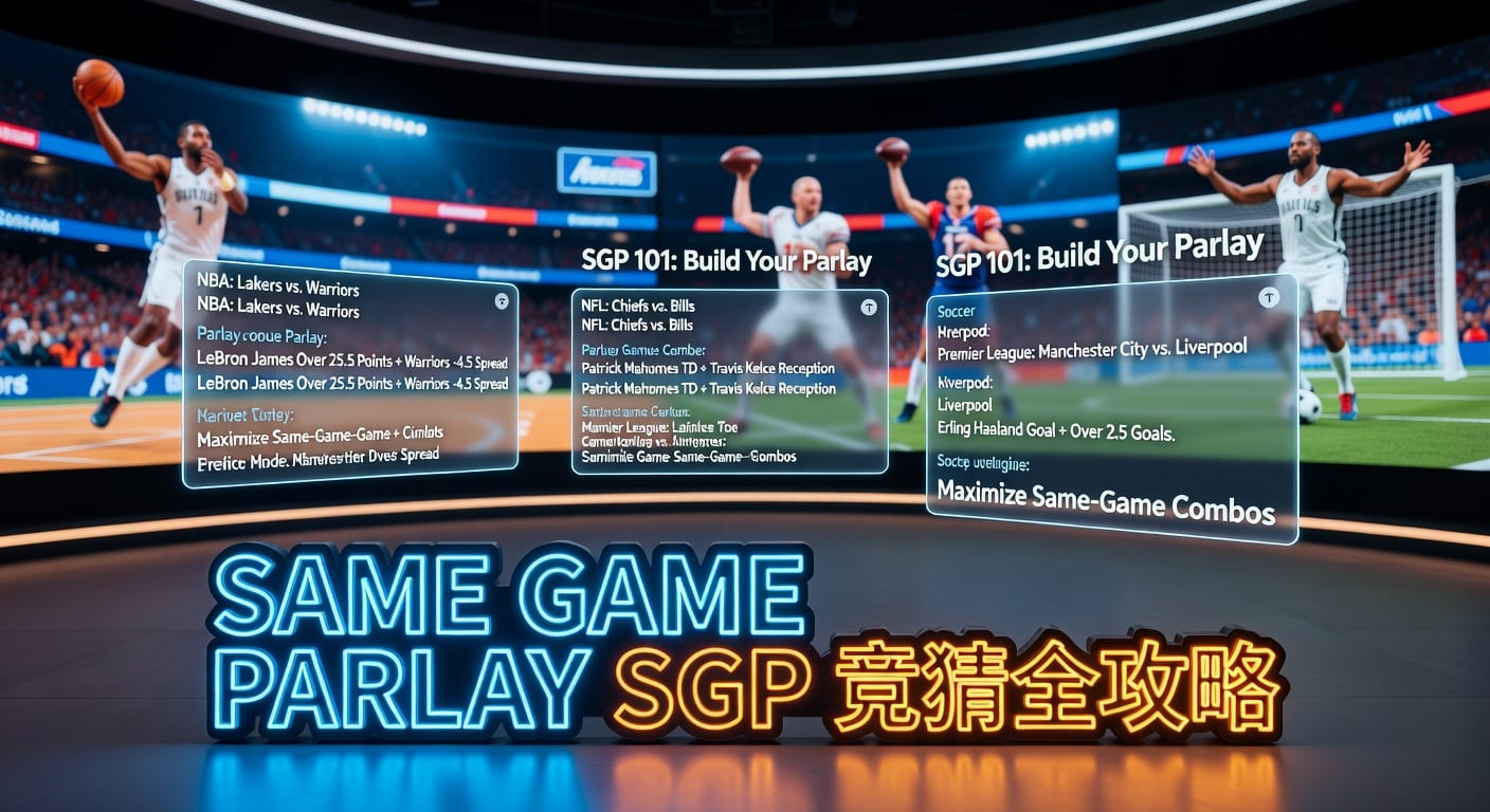 same game parlay SGP 玩法解析与搭建思路