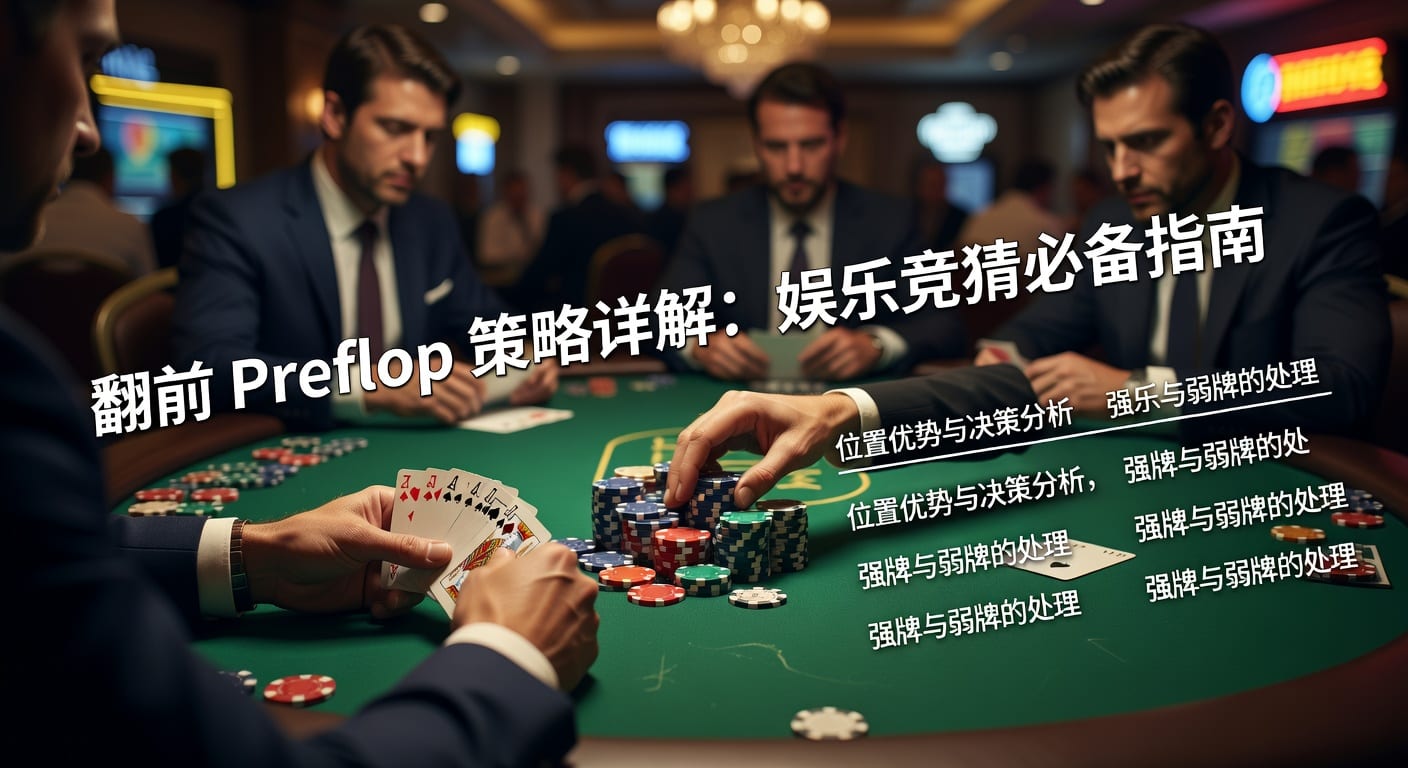 翻前 preflop：起手范围与位置决策