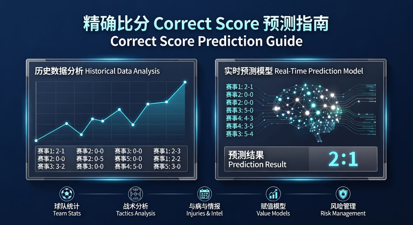 精确比分 correct score 投注分析与投注技巧