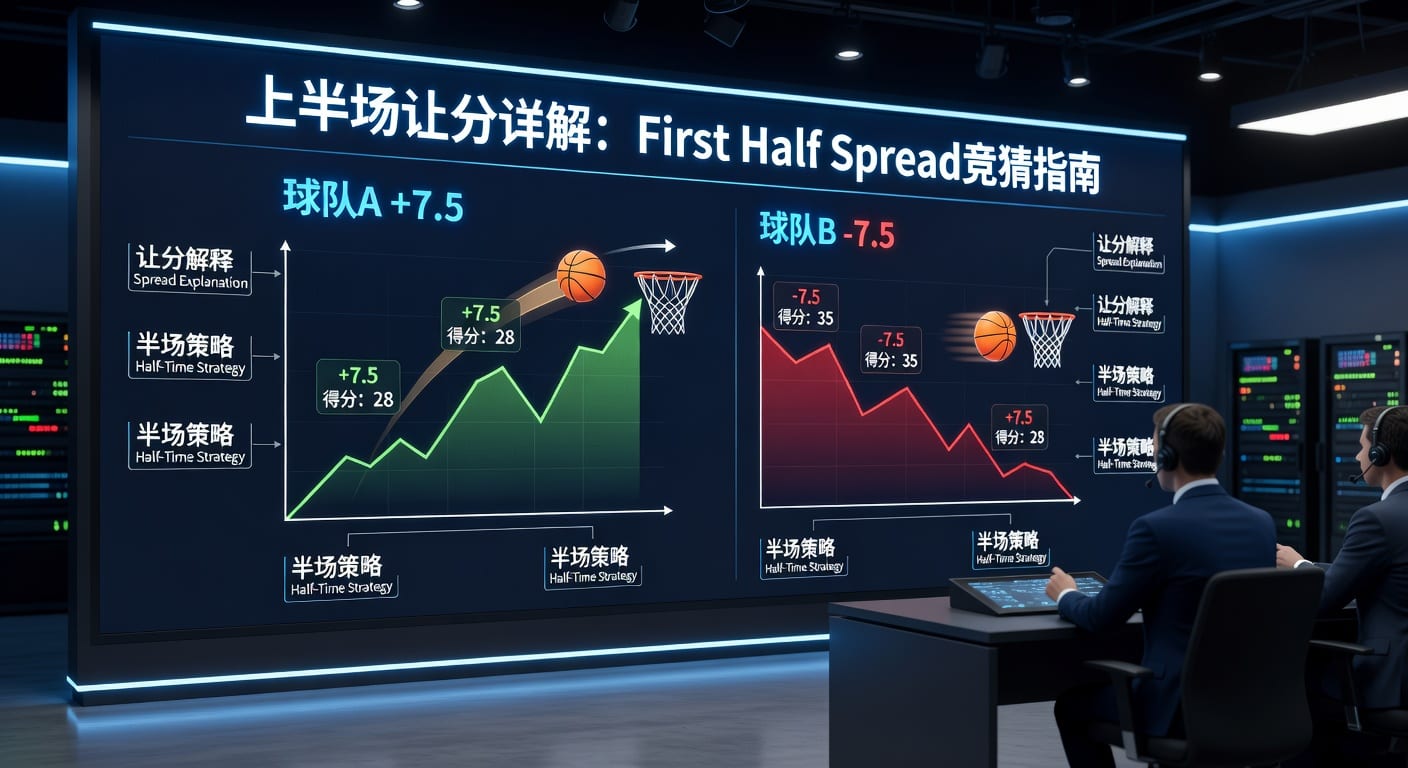上半场让分 first half spread：盘口逻辑与投注技巧